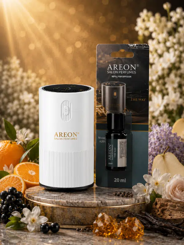 Areon Aromatik Difüzör Beyaz (Pleksi) + The Way