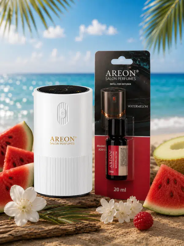 Areon Aromatik Difüzör Beyaz (Pleksi) + Watermelon