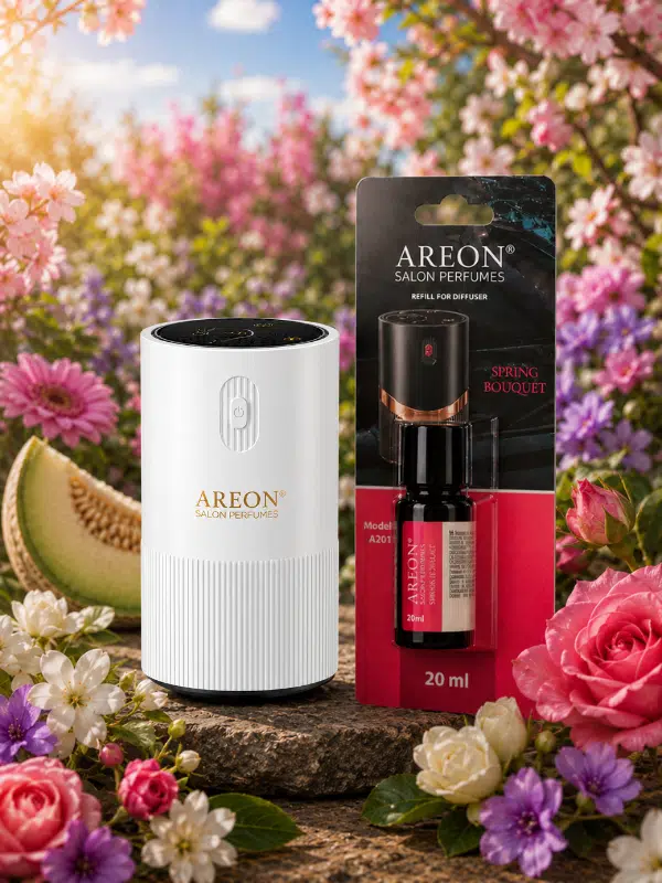 Areon Aromatik Difüzör Beyaz (Pleksi) + Spring bouquet