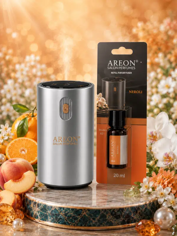 Areon Aromatik Difüzör Gümüş (Klasik Metal) + Neroli