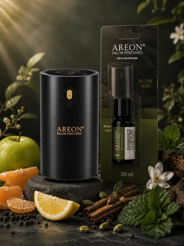 Areon Aromatik Difüzör Siyah (Klasik Metal) + By The Boss