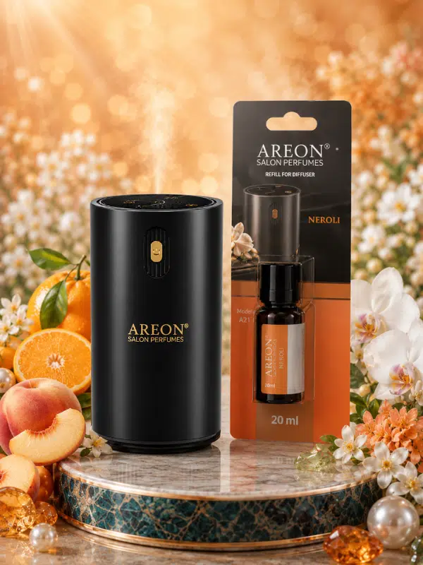 Areon Aromatik Difüzör Siyah (Klasik Metal) + Neroli