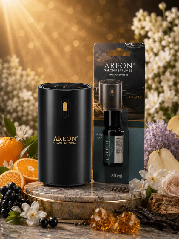 Areon Aromatik Difüzör Siyah (Klasik Metal) + The Way