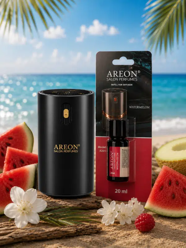 Areon Aromatik Difüzör Siyah (Klasik Metal) + Watermelon