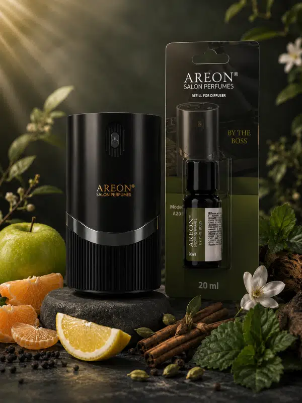Areon Aromatik Difüzör Siyah (Lux Metal) + By The Boss