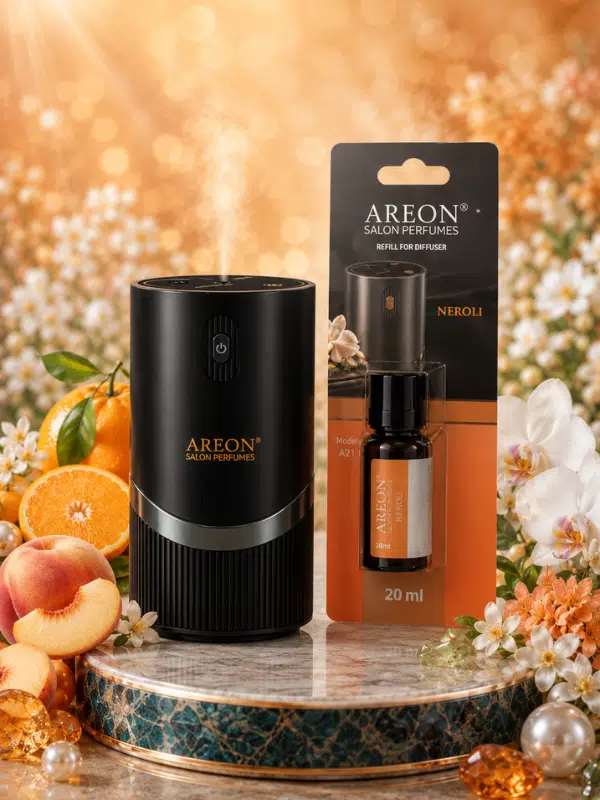 Areon Aromatik Difüzör Siyah (Lux Metal) + Neroli