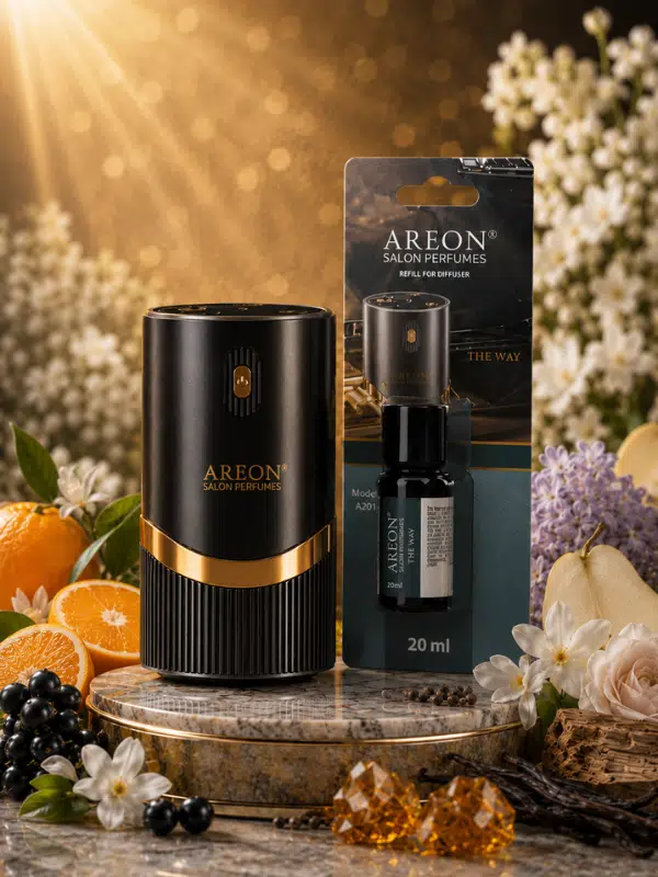 Areon Aromatik Difüzör Siyah (Lux Metal) + The Way