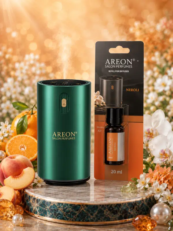 Areon Aromatik Difüzör Yeşil (Klasik Metal) + Neroli