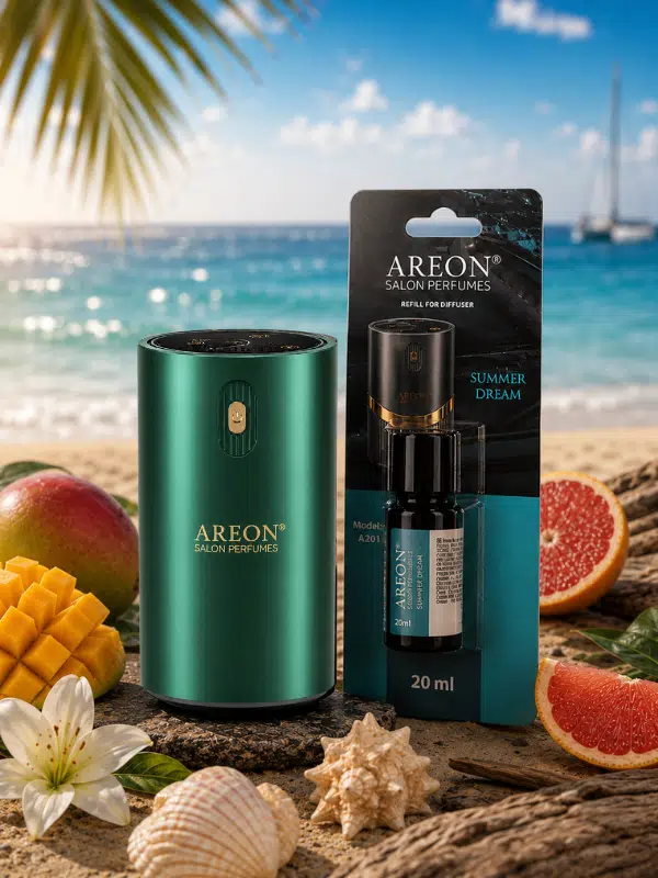 Areon Aromatik Difüzör Yeşil (Klasik Metal) + Summer Dream