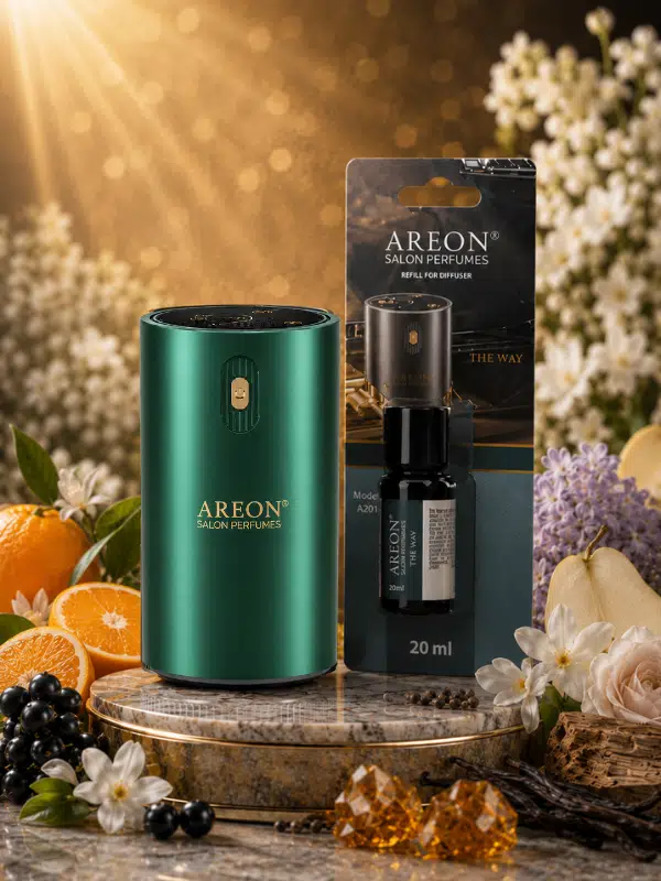 Areon Aromatik Difüzör Yeşil (Klasik Metal) + The Way