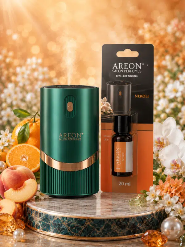 Areon Aromatik Difüzör Yeşil (Lux Metal) + Neroli