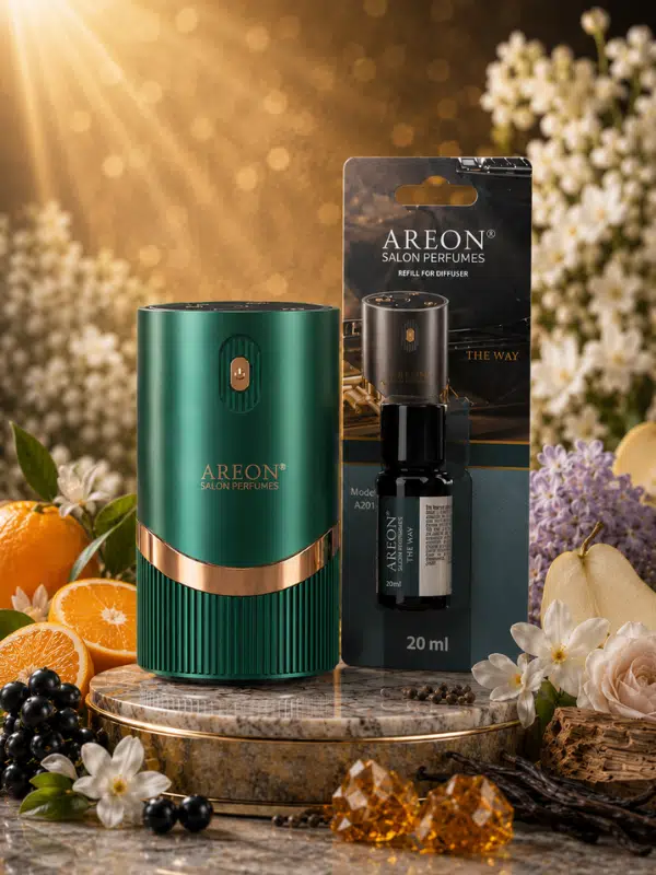 Areon Aromatik Difüzör Yeşil (Lux Metal) + The Way