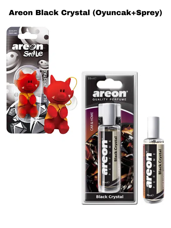 Areon Black Crystal (Oyuncak+Sprey)