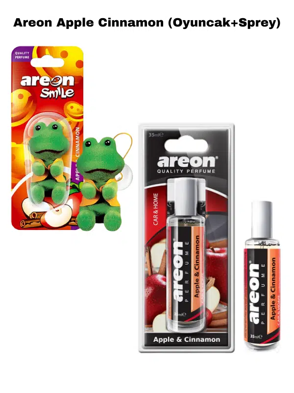 Areon Apple Cinnamon (Oyuncak+Sprey)