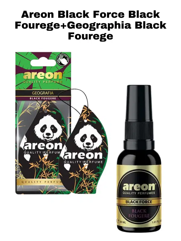 Areon Black Force Black Fourege Sprey+Geographia Black Fourege
