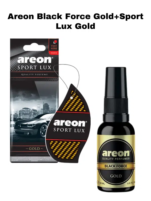 Areon Black Force Gold Sprey+Sport Lux Gold