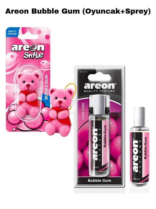 Areon Bubble Gum (Oyuncak+Sprey)