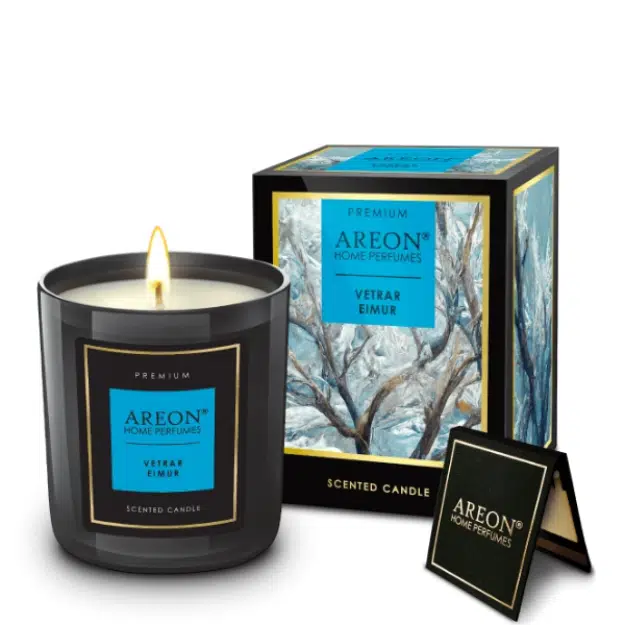 Areon Candles Premium Vetrar Eimur Lüks Kokulu Mum