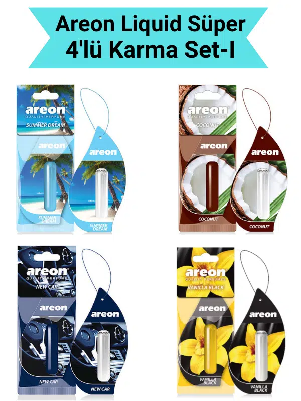 Areon Liquid 5 ml 4'lü Karma Set-1