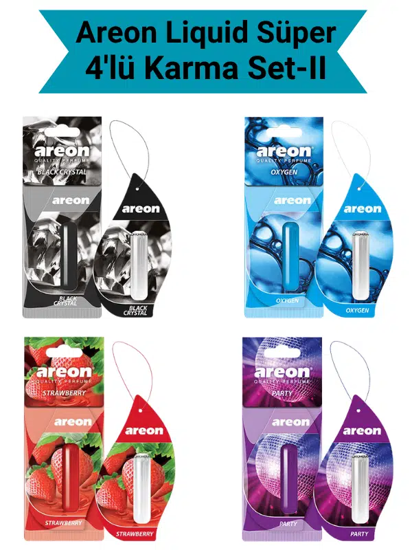 Areon Liquid 5 ml 4'lü Karma Set-2