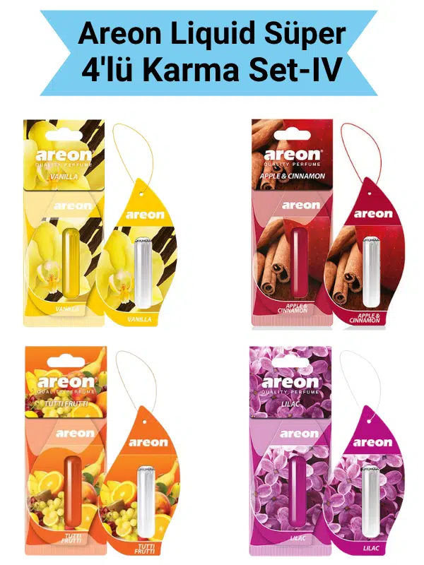 Areon Liquid 5 ml 4'lü Karma Set-4