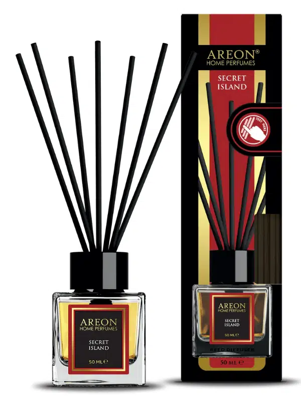 Areon Lux Secret Island 50 ml Bambu Çubuklu Oda Kokusu