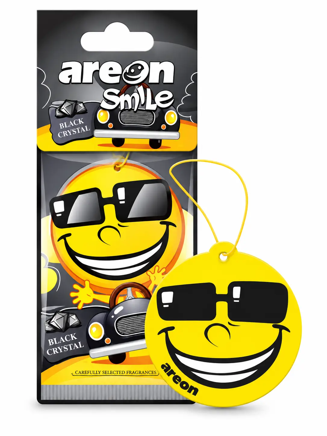 Areon Smile Dry Black Crystal Oto Araç Kokusu