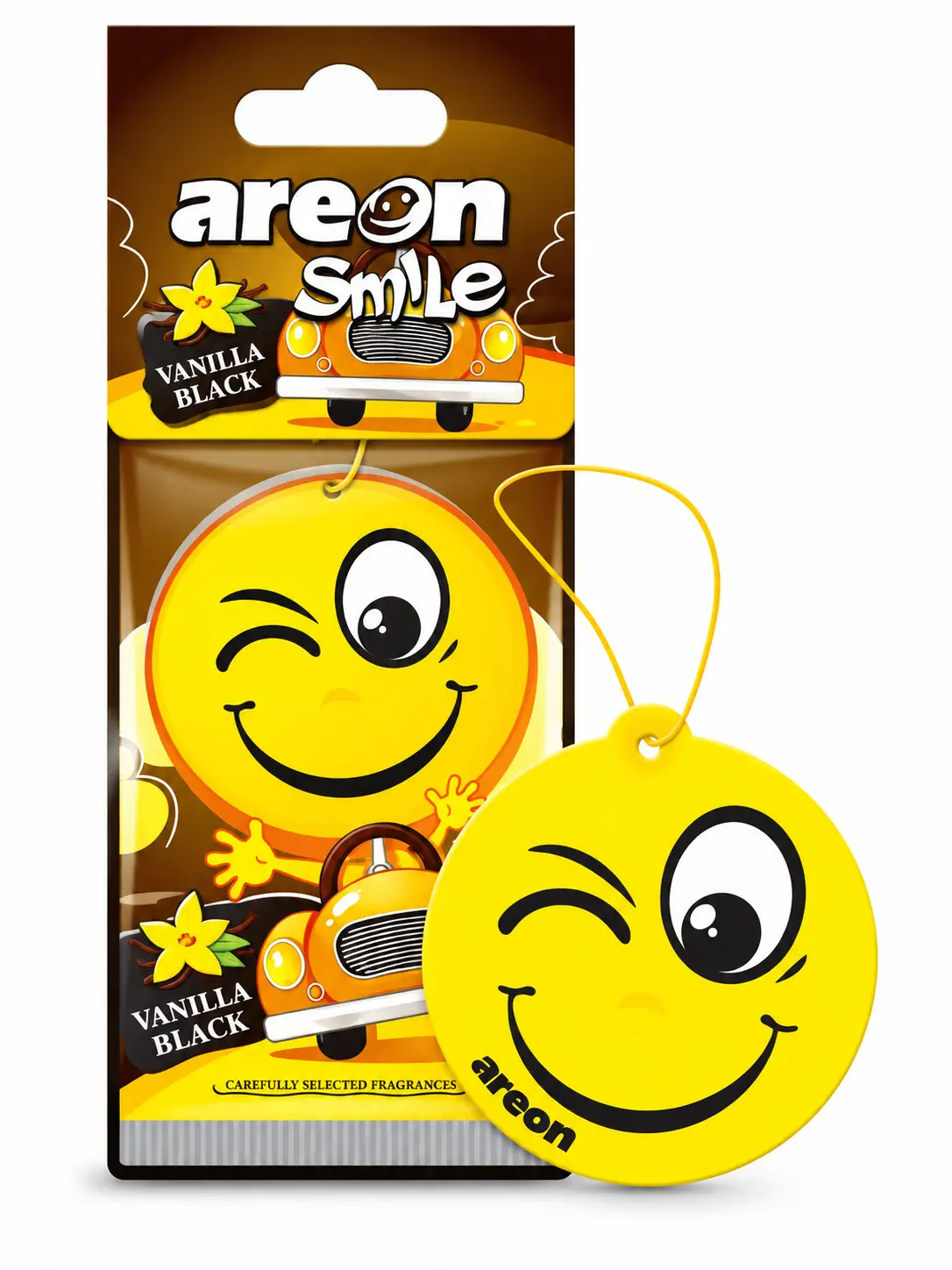 Areon Smile Dry Vanilla Black Oto Araç Kokusu