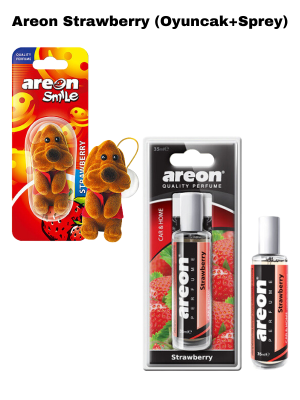 Areon Strawberry (Oyuncak+Sprey)