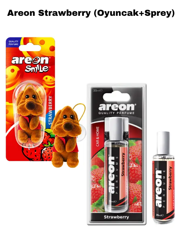 Areon Strawberry (Oyuncak+Sprey)