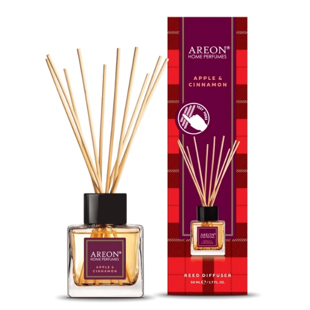 Areon Tartan Apple Cinnamon 50 Ml Bambu Çubuklu Oda Kokusu