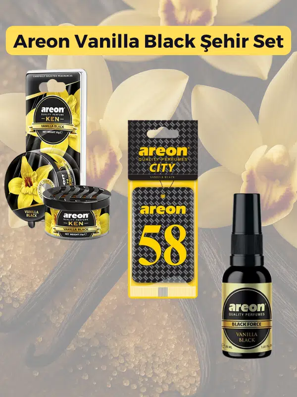 Areon Vanilla Black Şehir Set-58