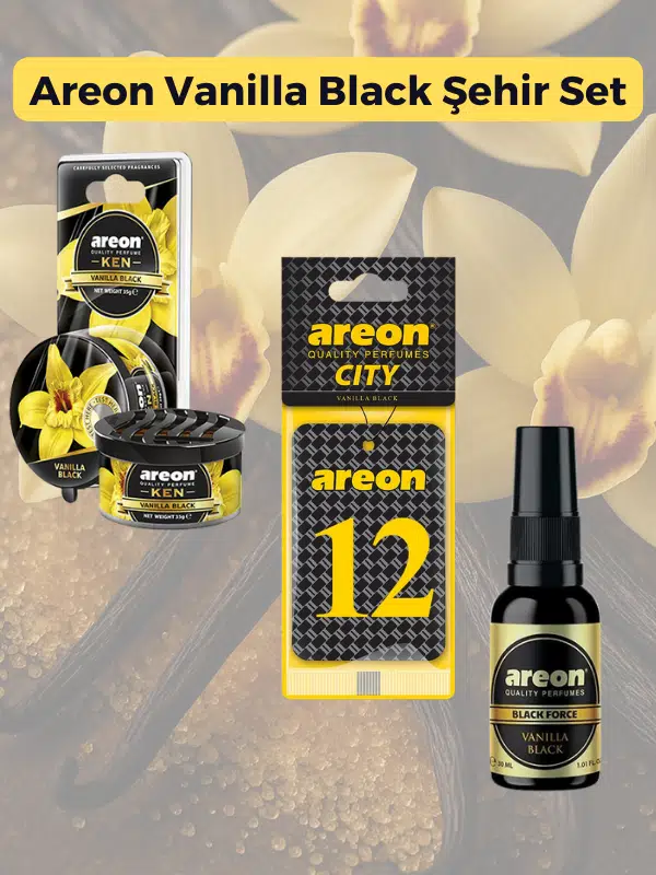 Areon Vanilla Black Şehir Set-12