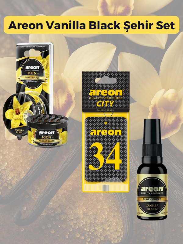Areon Vanilla Black Şehir Set-34