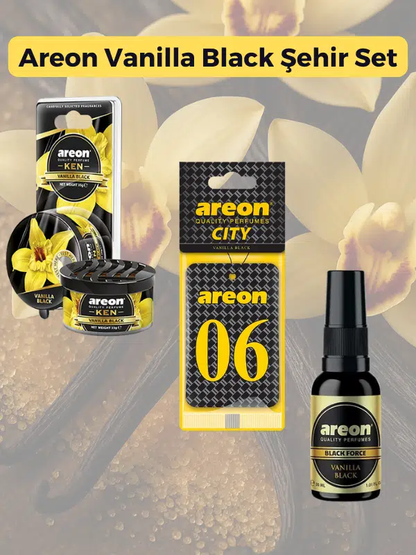 Areon Vanilla Black Şehir Set-06