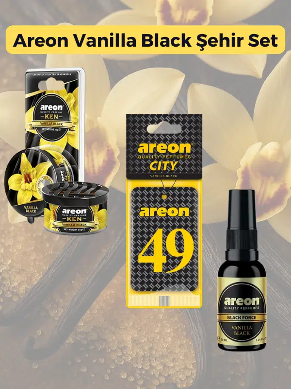 Areon Vanilla Black Şehir Set-49