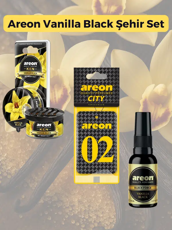 Areon Vanilla Black Şehir Set-02