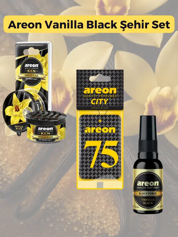 Areon Vanilla Black Şehir Set-75