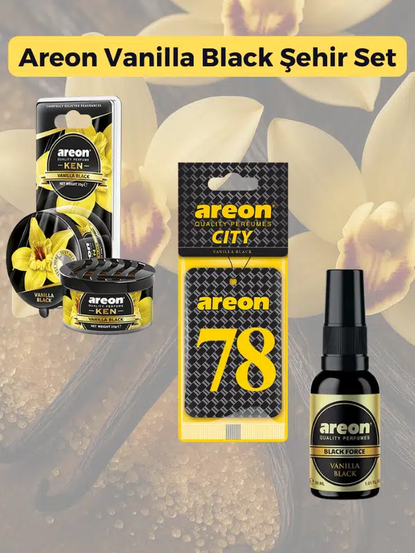 Areon Vanilla Black Şehir Set-78