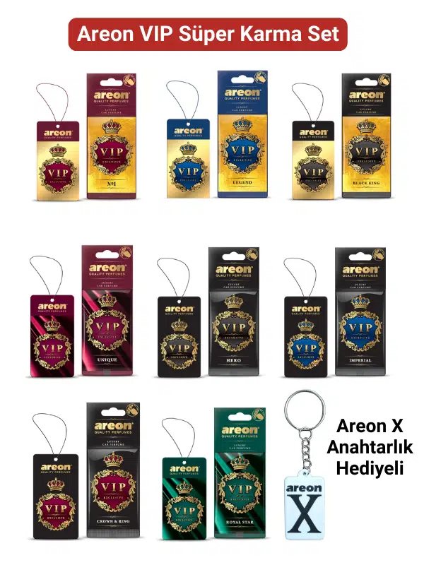 Areon VIP Süper Karma Set (8 Farklı Koku)