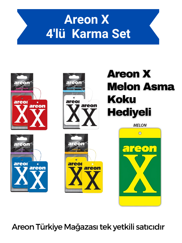 Areon X 4'lü Süper Karma Set