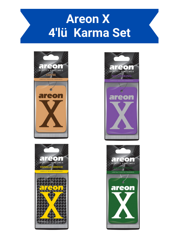 Areon X 4'lü Süper Karma Set