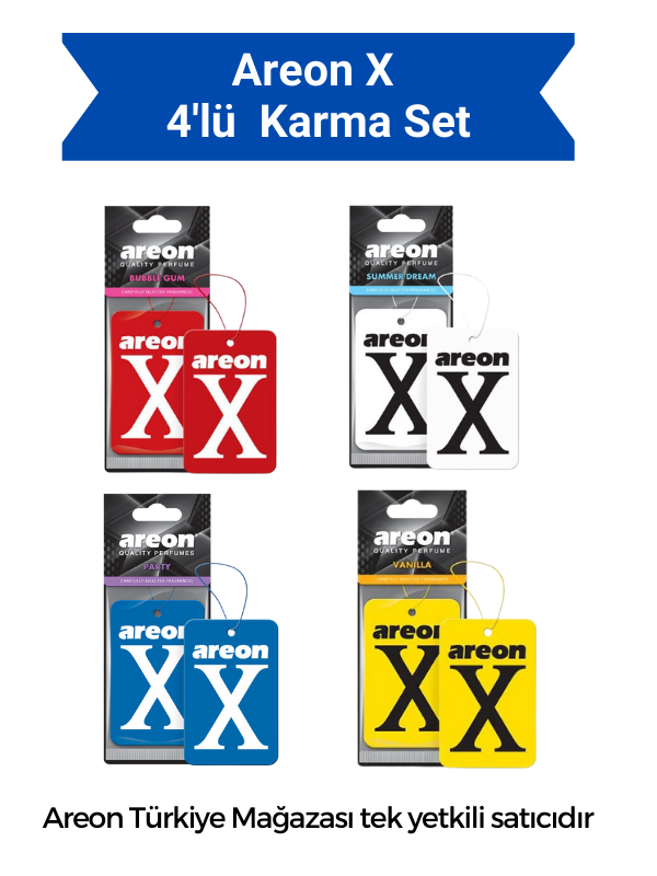Areon X 4'lü Süper Karma Set