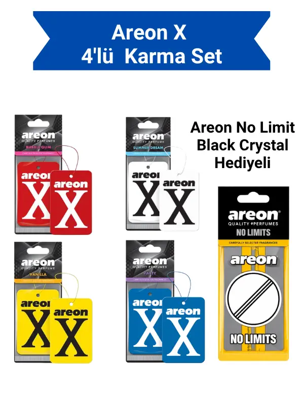 Areon X 4'lü Süper Karma Set