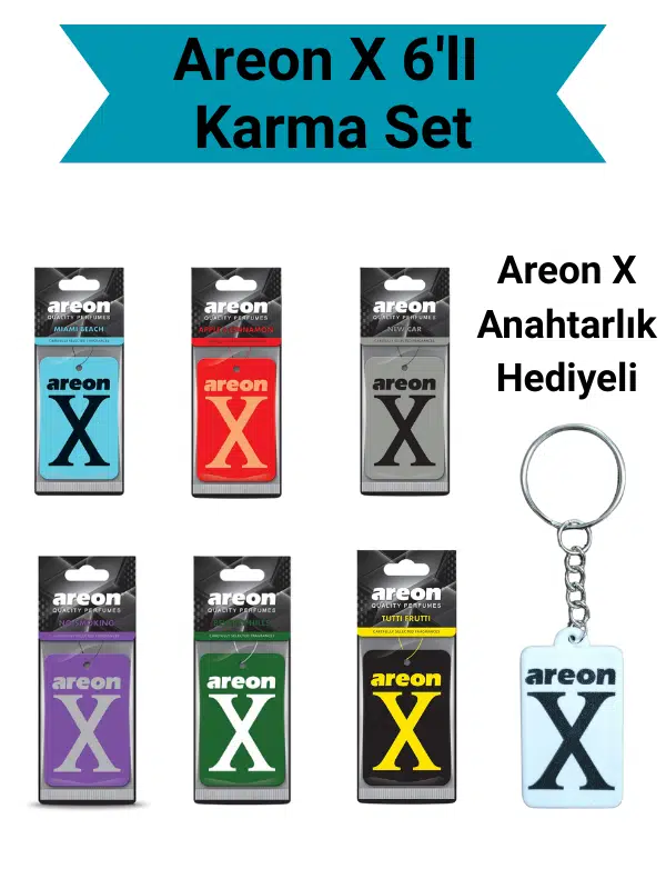Areon X 6'li Süper Karma Set