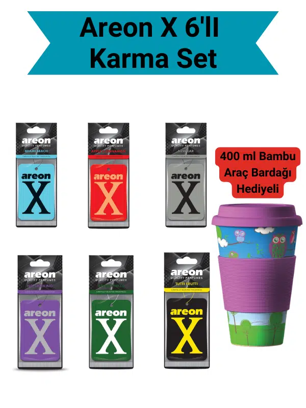 Areon X 6'li Süper Karma Set