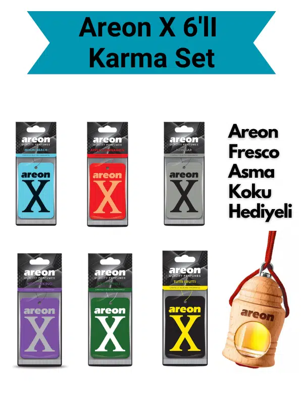 Areon X 6'li Süper Karma Set