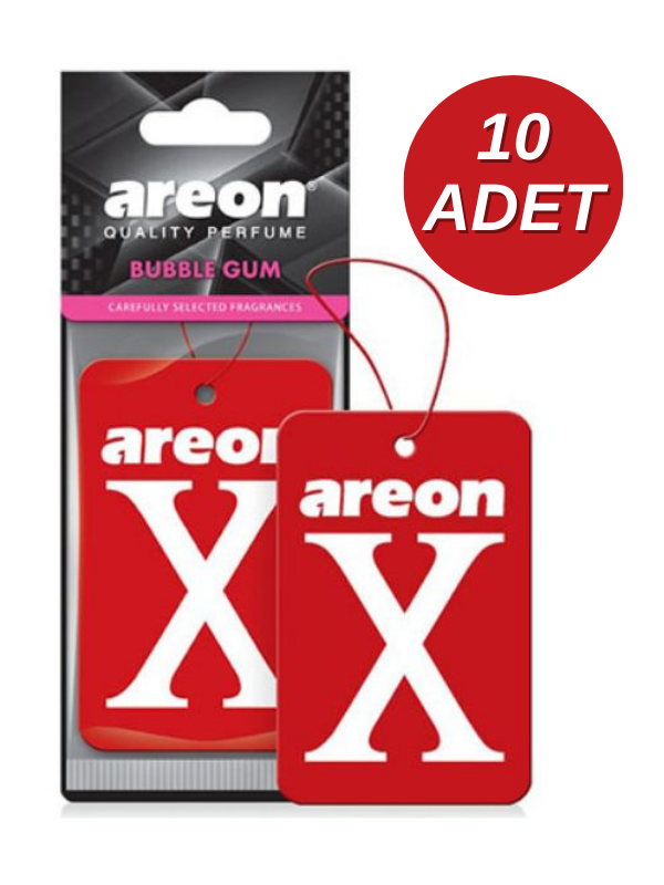 Areon X Bubble Gum 10'lu Oto Araç Kokusu