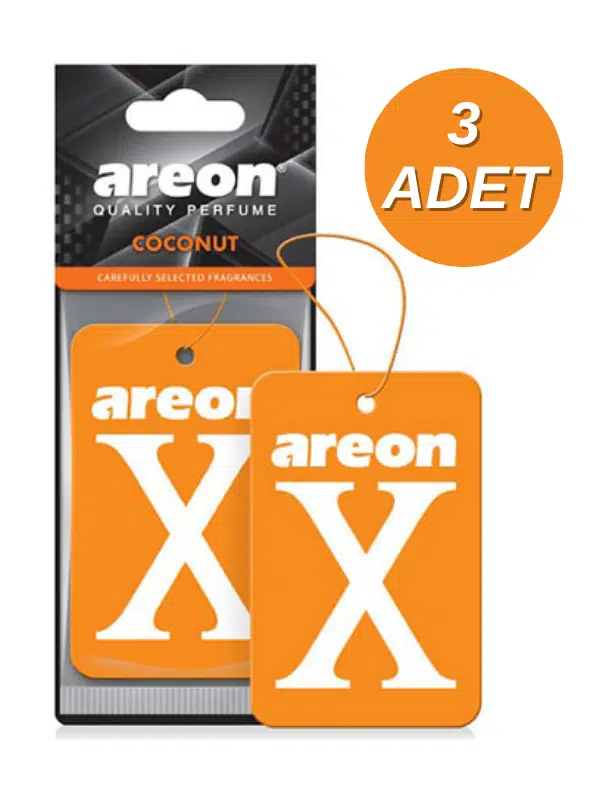 Areon X Coconut 3'lü Oto Araç Kokusu