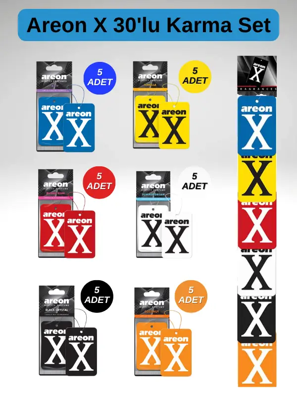 Areon X Display 30'lu Karma Set